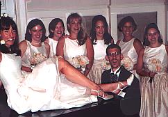 Kathleen, Dan and their bridesmaids
