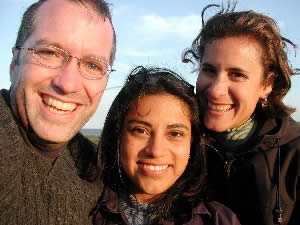 Annette and me with Veronica in Argentina